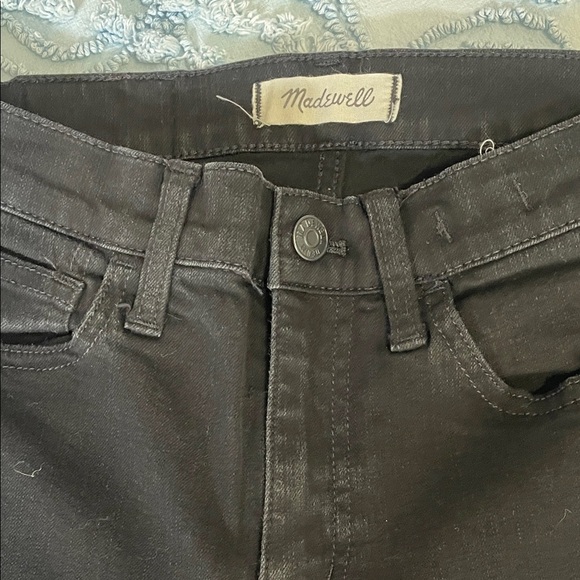 Women's Black Jeans madewell brand size 25 roadtripper style - Picture 2 of 4